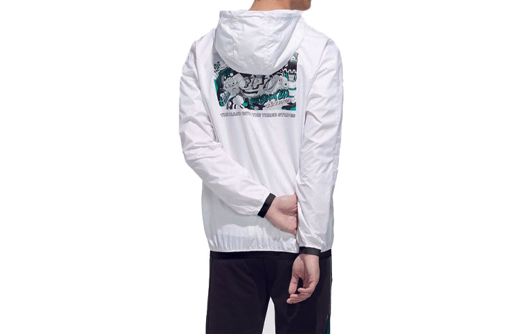 adidas neo M BRND PRD WB hooded Long Sleeves Sports Jacket White GK5869