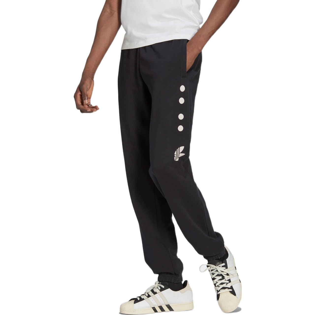 adidas Original Reclaim Logo Sweat Pants 'Black' HM4948