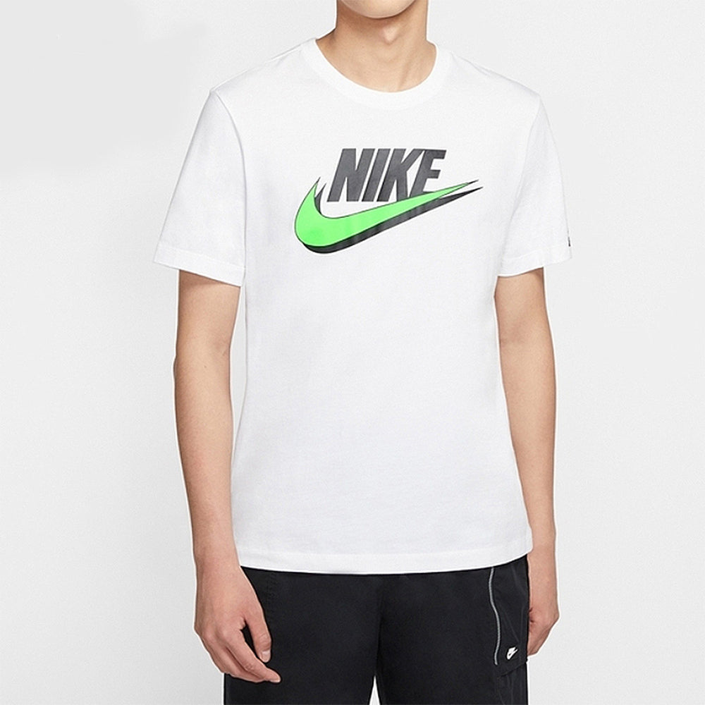 Men's Nike Casual Sports Round Neck Loose Short Sleeve White T-Shirt DM6962-100