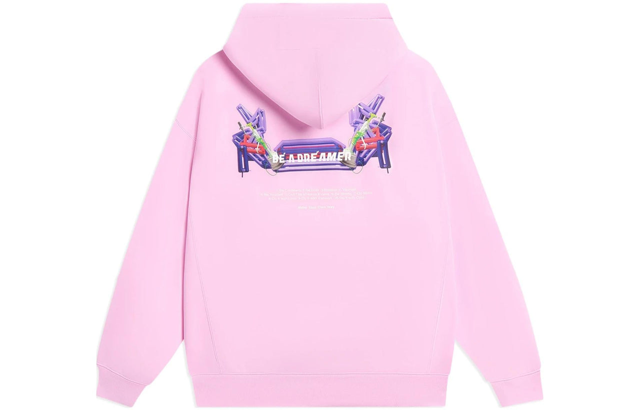 Li-Ning Way Of Wade Art Graphic Hoodie 'Pink' AWDSE73-4