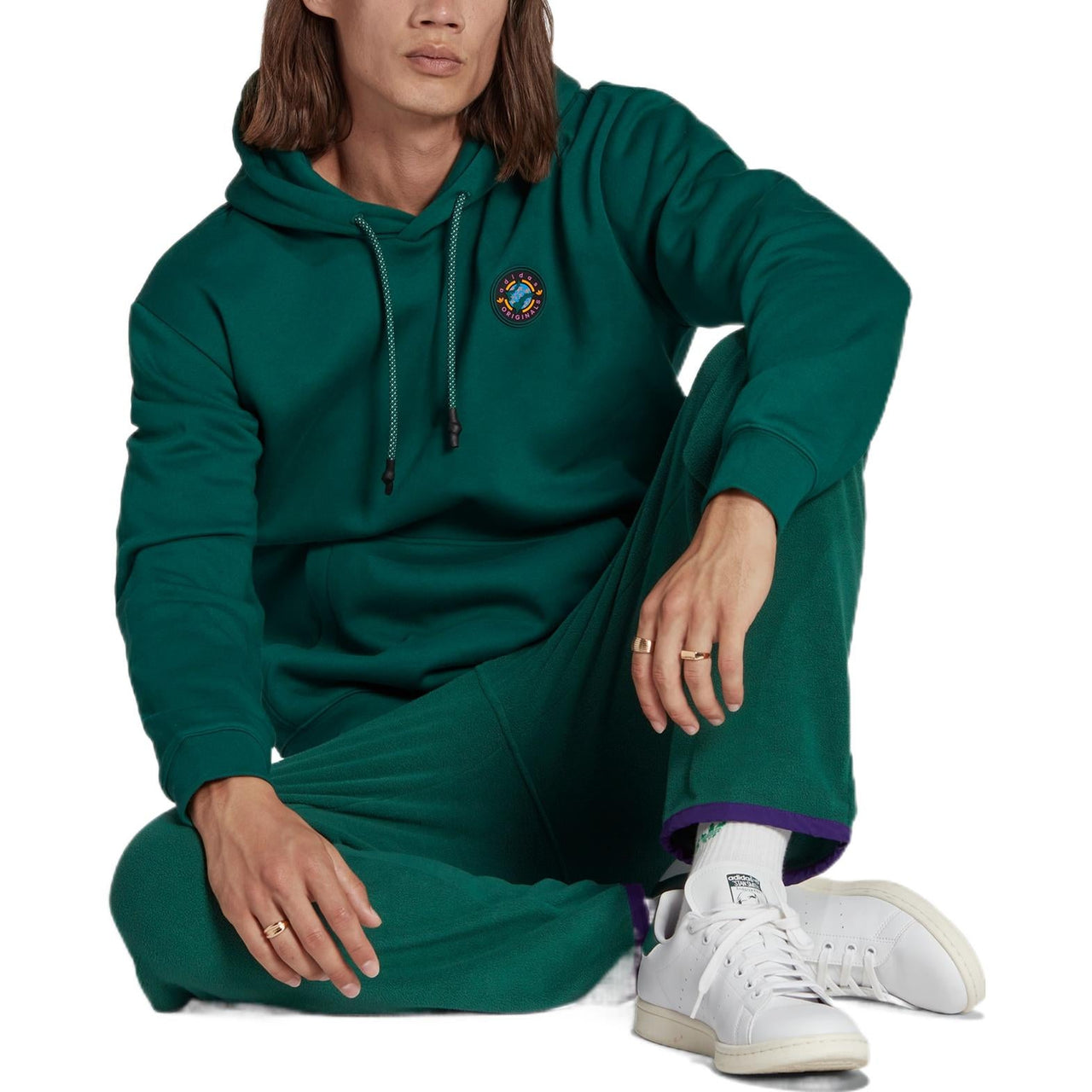 adidas originals Wander Hour Pullover Hoodie 'Collegiate Green' II8476