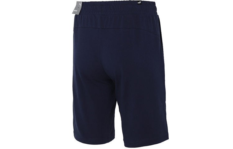 PUMA Essentials Short 12" Cotton 'Navy White' 588722-06