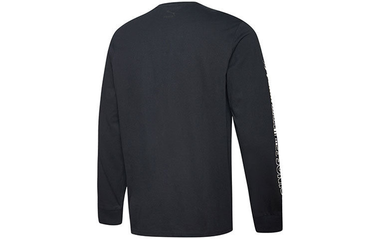 PUMA x SEGA Long Sleeve Tee 'Black White Grey' 598105-01