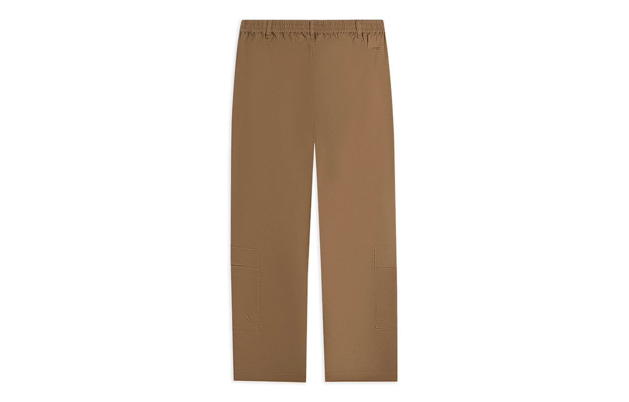 Li-Ning Counterflow Triple Logo Straight Pants 'Khaki' AKXSC21-3