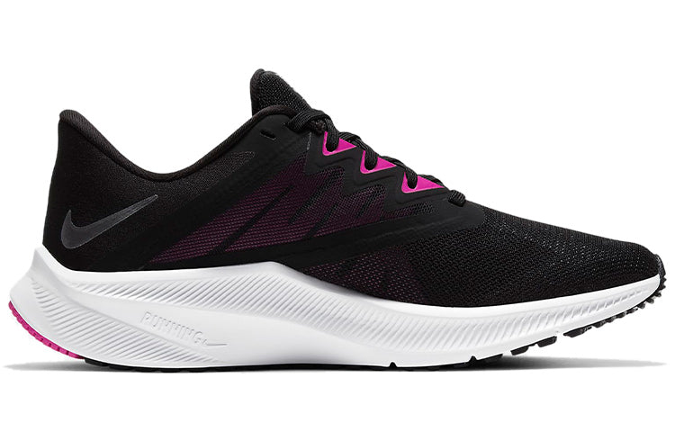 (WMNS) Nike Quest 3 'Black Fire Pink' CD0232-007