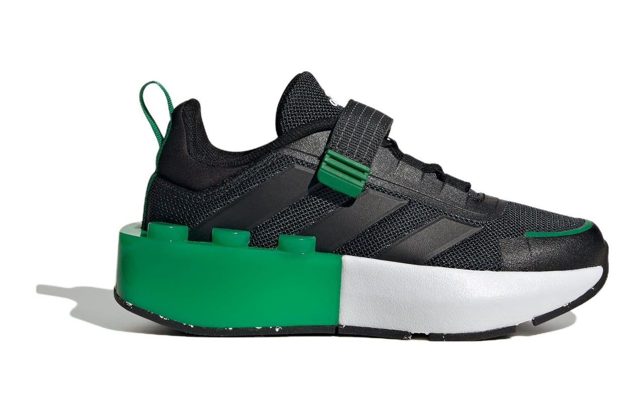 (GS) adidas Tech Runner EL x LEGO 'Core Black Green' ID9524