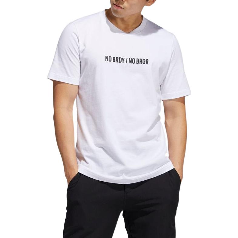 adidas Adicross Chip-In Tee 'White Black' GR5417
