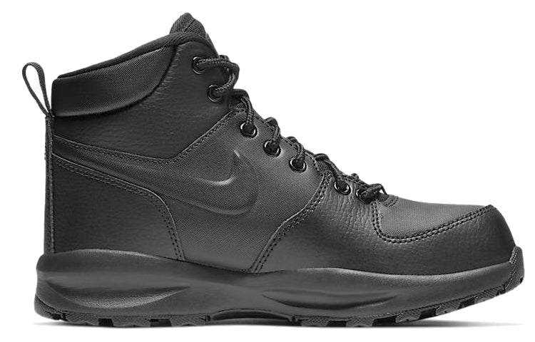 (GS) Nike Manoa Leather 'Triple Black' BQ5372-001
