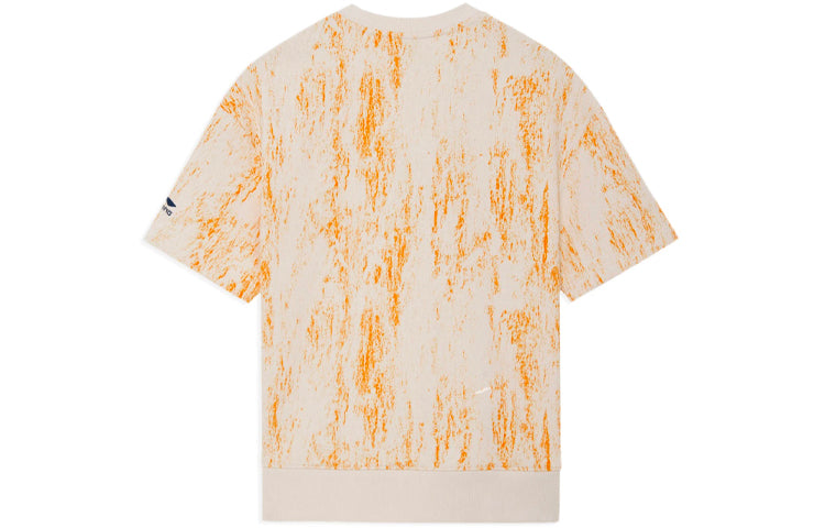 Li-Ning Sports Casual T-Shirt 'Orange White' AAES007-2