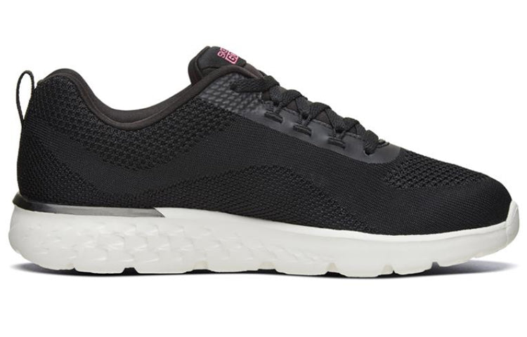 (WMNS) Skechers Go Run 400 Black/White/Red 667044-BKHP