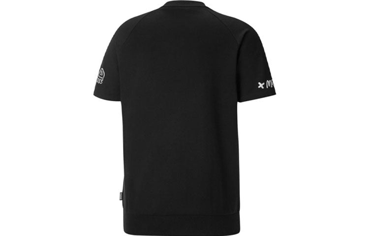 PUMA x Mr.Doodle Shirt Sleeve Crew T-Shirt 'Black White' 530649-01