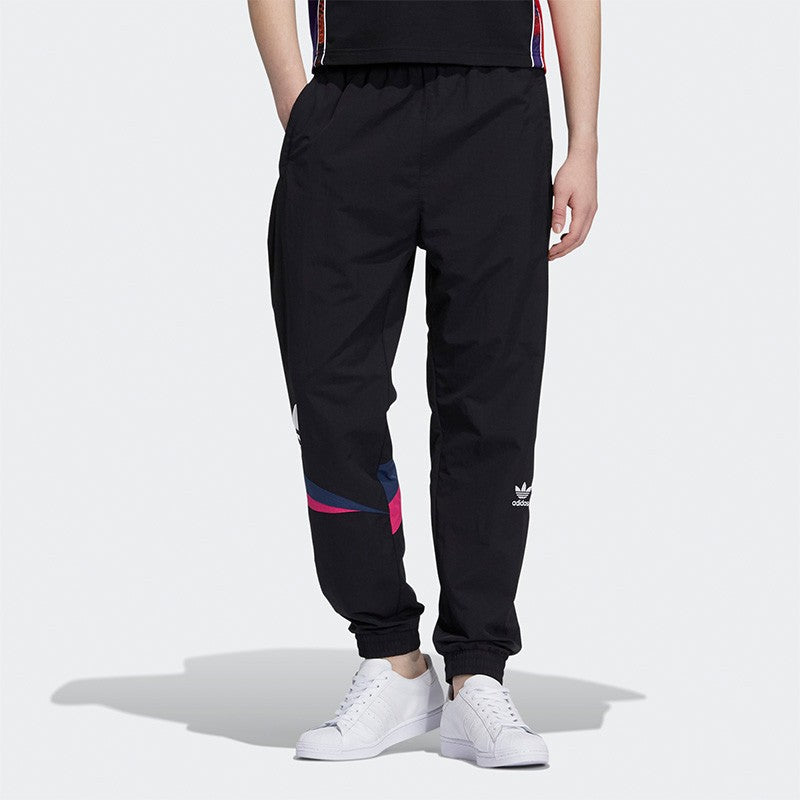 Men's adidas originals Woven Training Sports Gym Long Pants/Trousers Black H46702