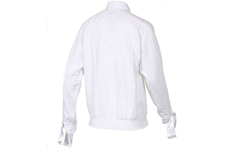 (WMNS) PUMA Cuff Stand Collar Casual Jacket White 850234-02