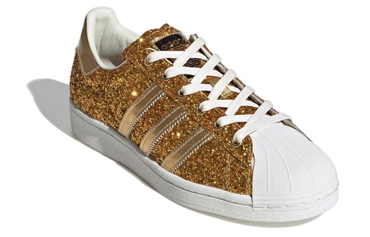 (WMNS) adidas Superstar 'Sparkling Gold' FW8168