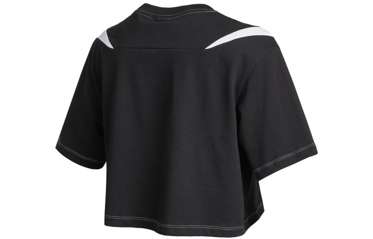 (WMNS) Nike AS W Nike Sportswear SWSH GX MOD CROP SS T Black DD5591-010