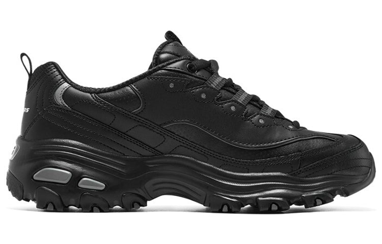 (WMNS) Skechers D'lites 'Fresh Start - Pure Black' 11931-BBK