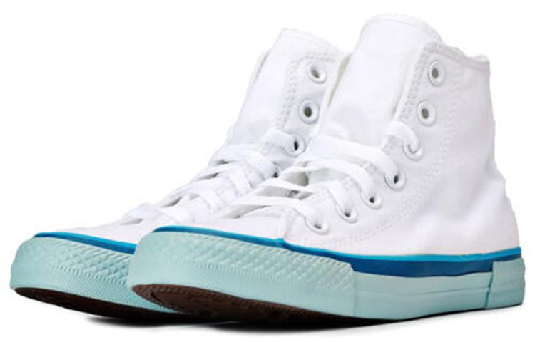 (WMNS) Converse Chuck Taylor All Star Hi 'White Blue' 568805C