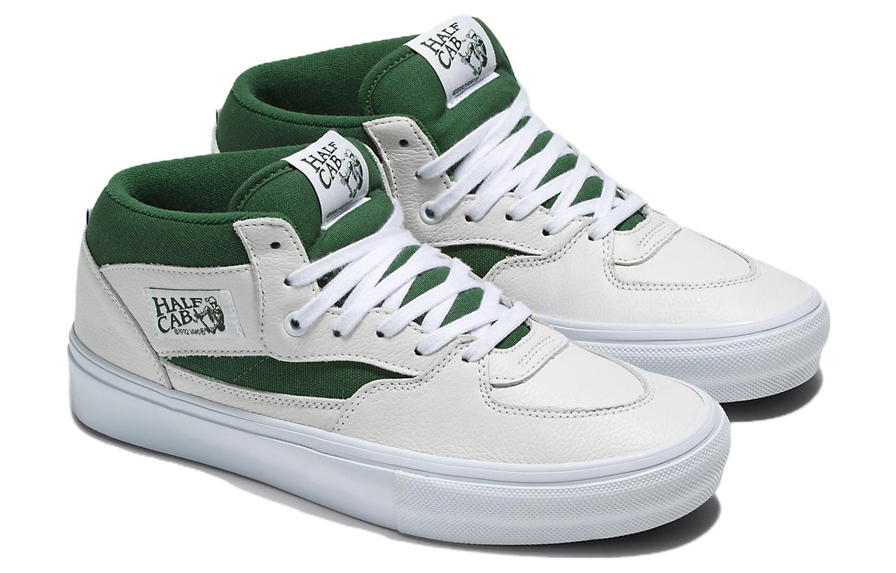 Vans Half Cab Skate 'White Green' VN0A5FCDWGR