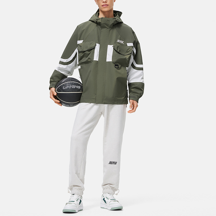 Li-Ning BadFive Windbreaker 'Olive Green' AFDT055-1