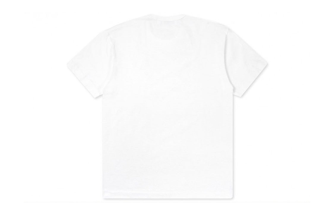 COMME des GARCONS PLAY Polka Dot Half Heart Logo Tee 'White Navy' AZ-T236-051-1