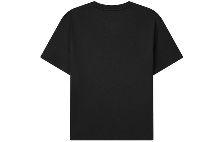 (WMNS) FILA Dolphin Printing Casual Sports Short Sleeve Black F51W128107F-BK