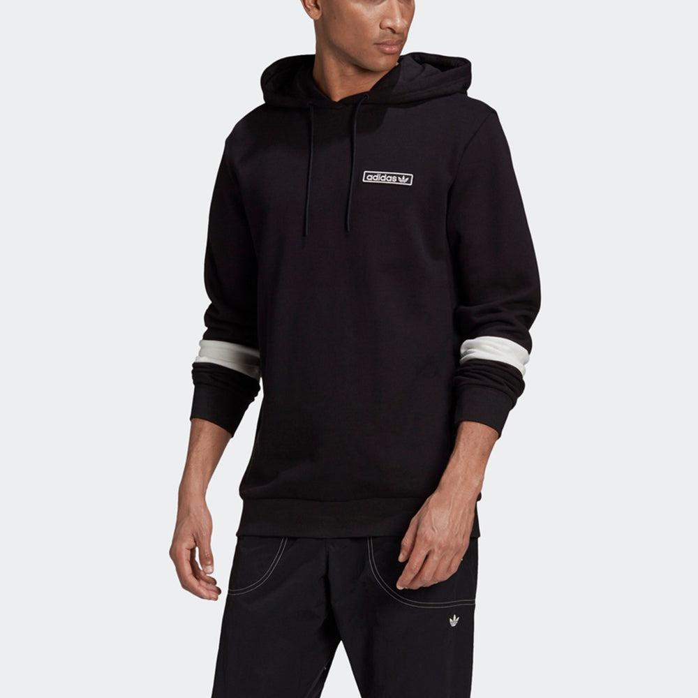 Men's adidas originals Alphabet Printing Contrasting Colors Sports Black GU6976