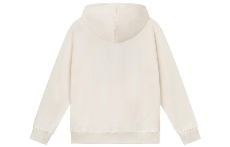 New Balance Logo Print Sweatshirt Hoodie 'White' AMT23333-CIC