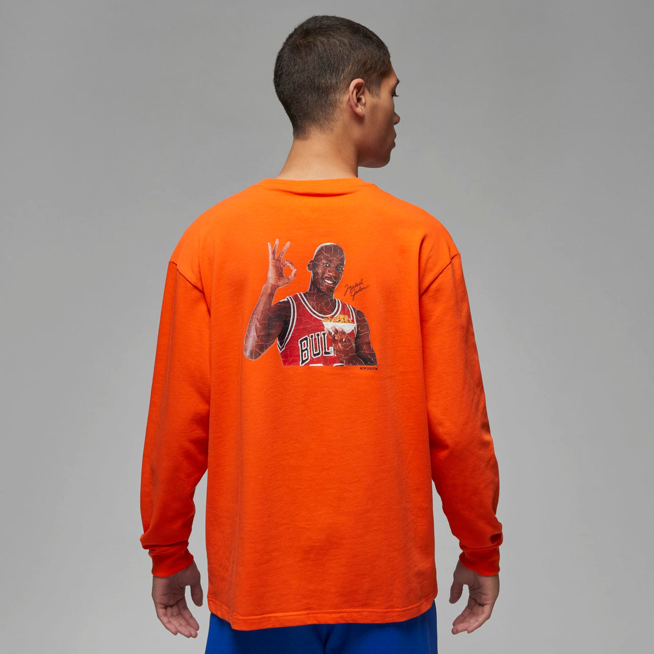 Air Jordan Flight MVP Long Sleeve T-shirt 'Orange' DV8428-817