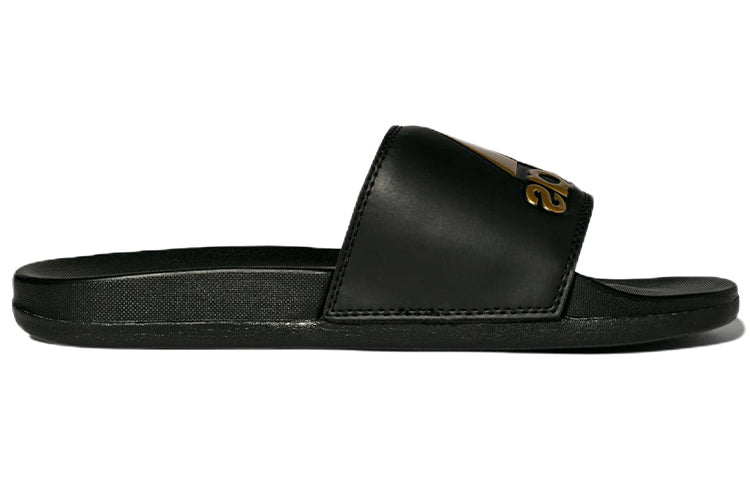 adidas Adilette Comfort Slide 'Core Black Gold Metallic' GY1946