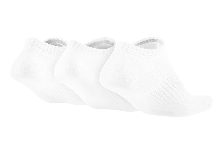 Nike Sports 3 Pairs Breathable Shallow Sports Socks Couple Style 3 Pairs White SX4705-101