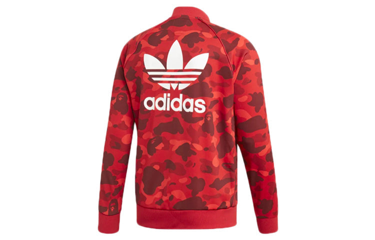 adidas x A Bathing Ape adicolor Track Jacket 'Camouflage Red' DP0184