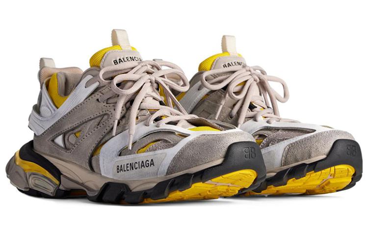 (WMNS) Balenciaga Track Sneakers 'Yellow White Beige' 542436W3SU61297