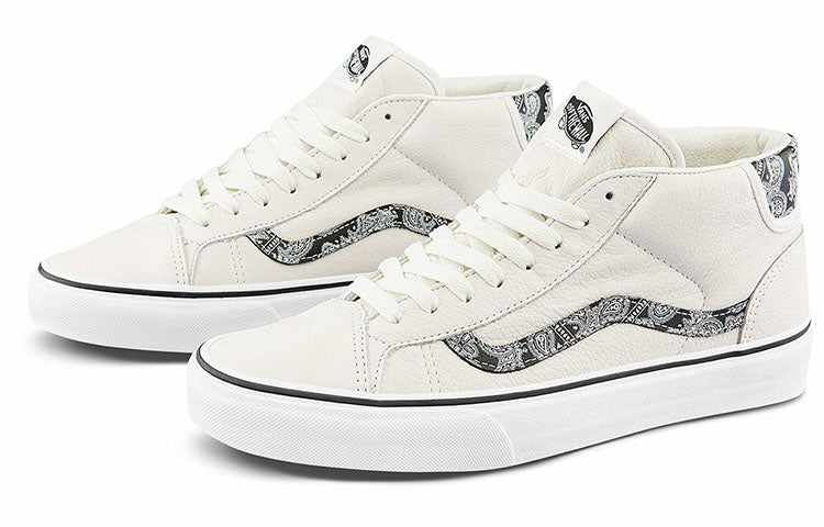Vans Mid Skool 37 'Sport Paisley - White Black' VN0A3TKF914
