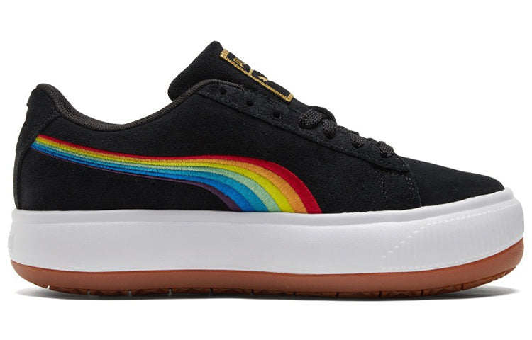 (WMNS) PUMA Suede Mayu 'Rainbow - Black' 387239-01
