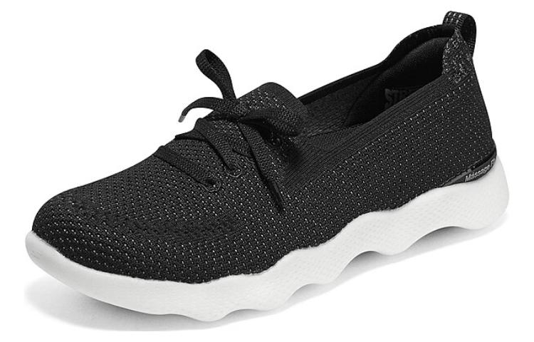 (WMNS) Skechers Massage Fit Lite 'Black' 137970-BKW