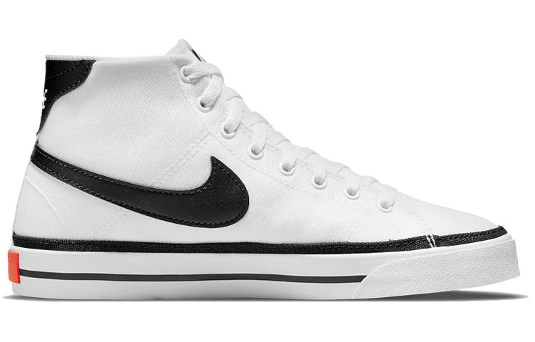 (WMNS) Nike Court Legacy Canvas Mid 'White Black' DD0161-100