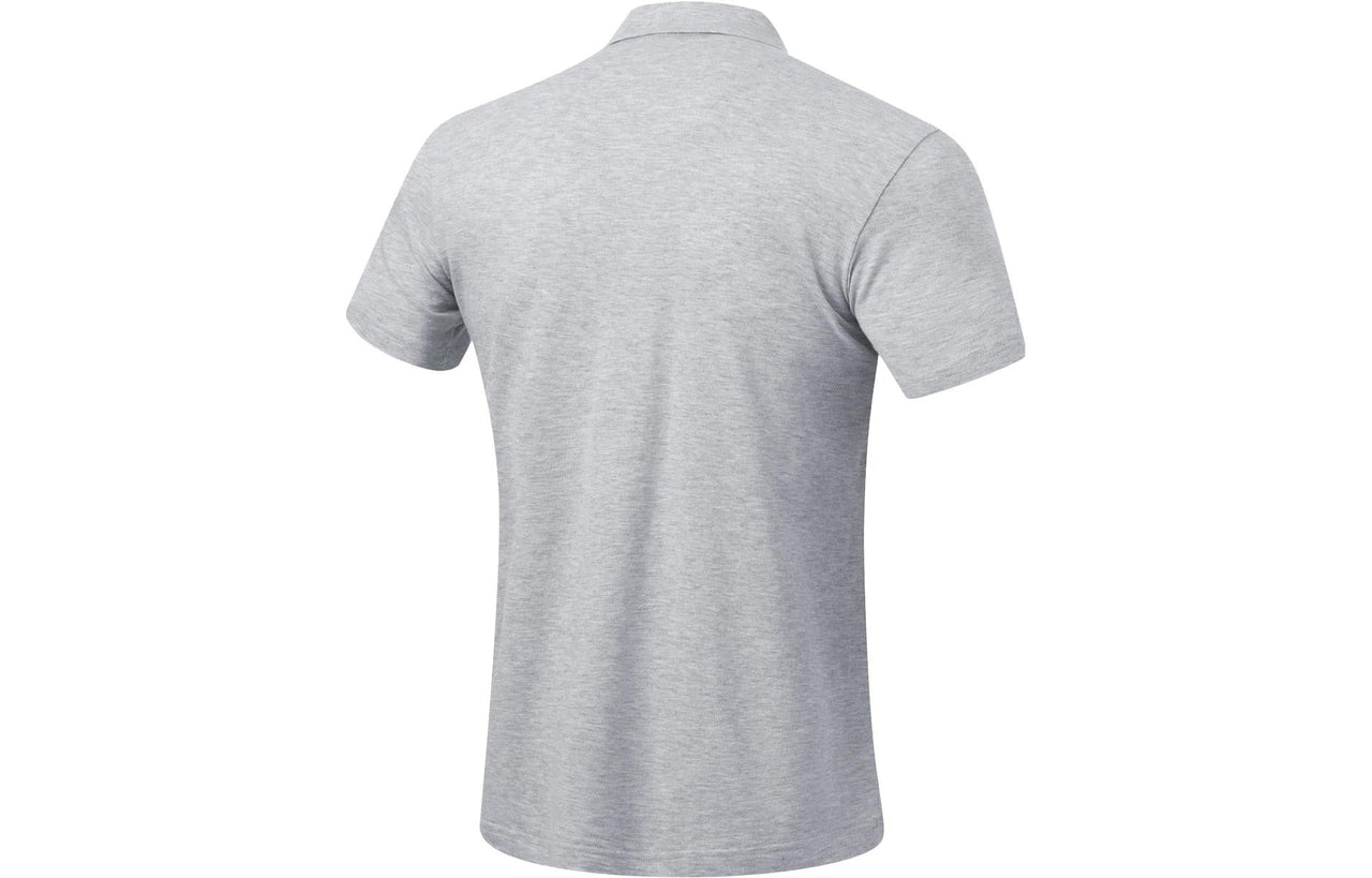 Li-Ning Plain Short Sleeve Polo Shirt 'Grey' APLT029-9