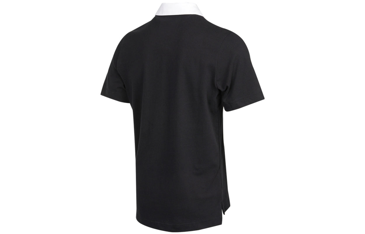 Nike Nsw Spe Ss Rugby Polo Sports Short Sleeve Polo Shirt Black DD4713-010