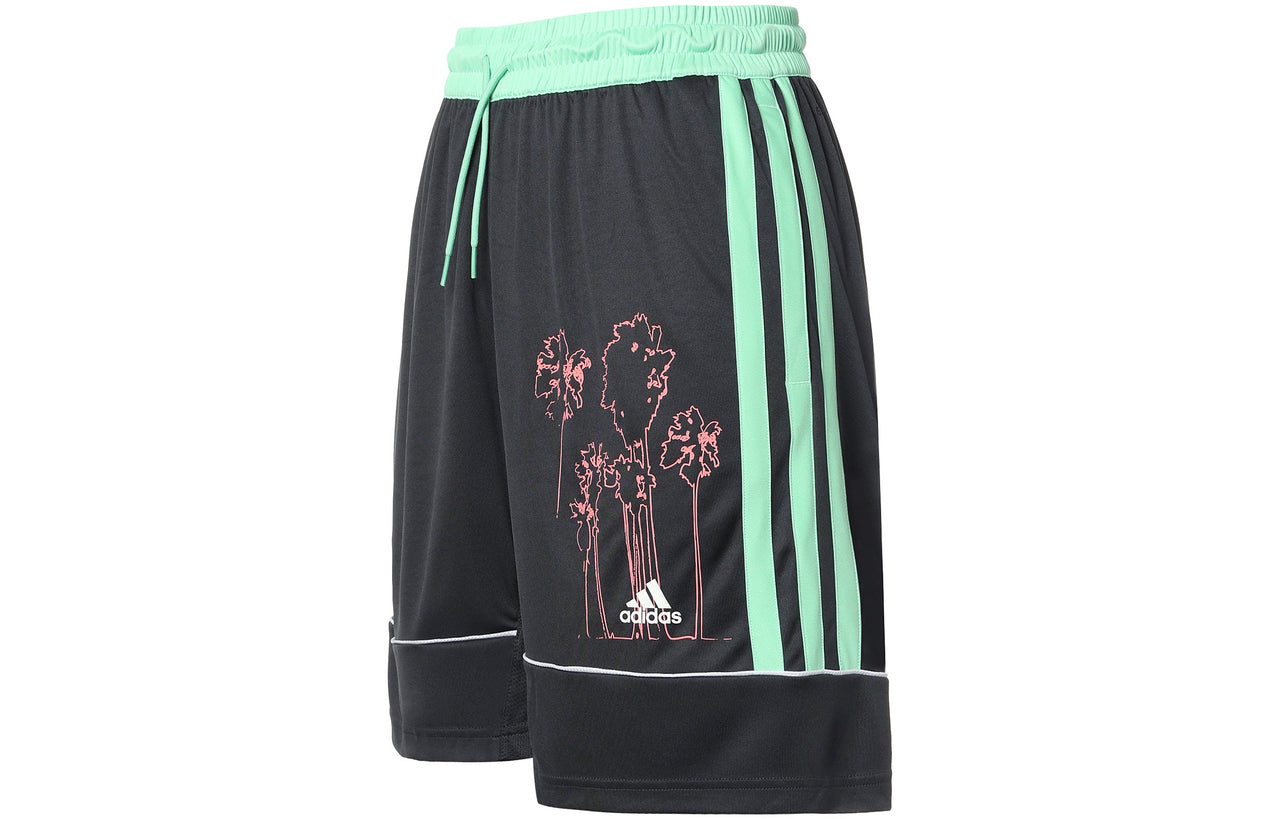 adidas Bw Rose Short Contrasting Colors Basketball Sports Shorts Black GP9773