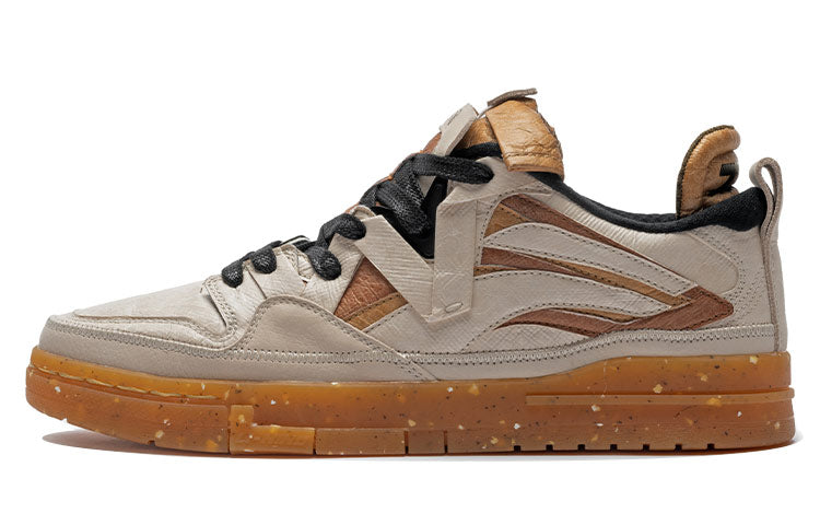 (WMNS) Li-Ning Weiwu Pro Skate Shoes 'Khaki Tan' AECR090-1