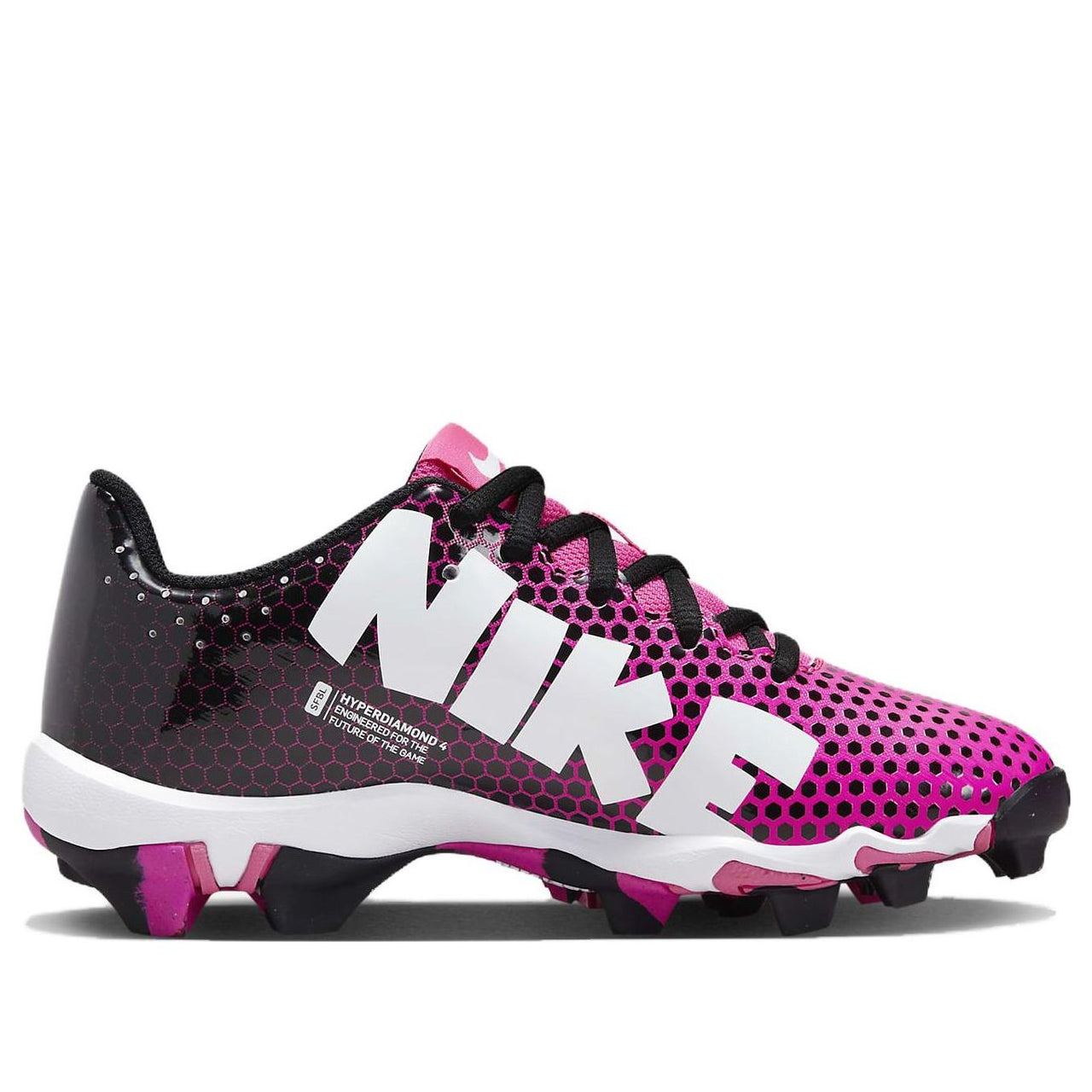 (GS) Nike Hyperdiamond 4 'Black Fierce Pink' CZ5919-006