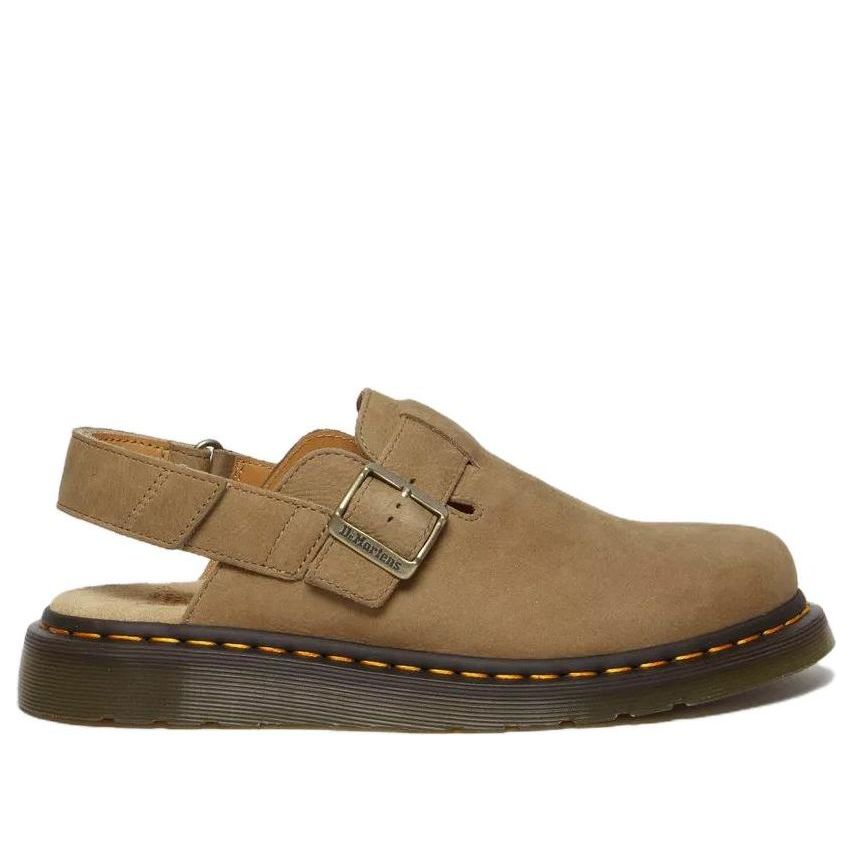 Dr. Martens Jorge II Tumbled Nubuck Leather Slingback Mules 'Tan' 31568439