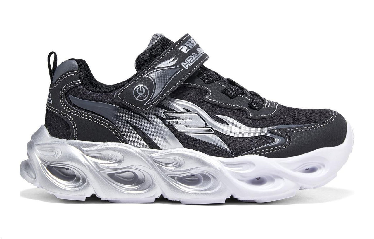 (GS) Skechers Thermo-Flash Trainers 'Black Silver' 400103L-BKSL