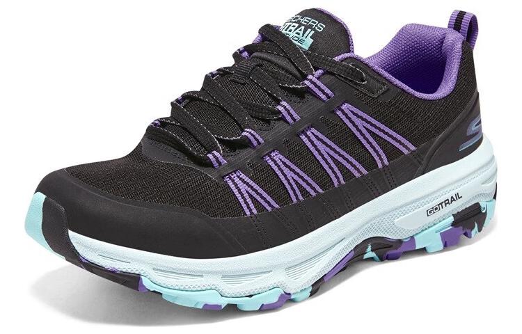 (WMNS) Skechers GO RUN Trail Altitude 'Black Purple' 128222C-BKLV