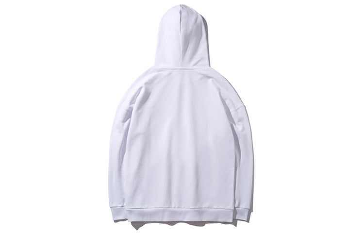 Li-Ning New York Fashion Week Classic logo Printing Couple Style Hoodie 'White' AWDP837-1