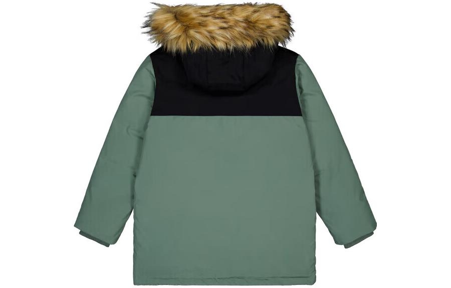 New Balance Warm Long Parka Jacket 'Green Black' AMJ33330-DKJ