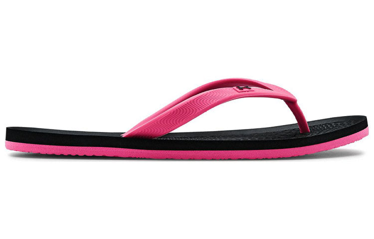 (WMNS) Under Armour Atlantic Dun Sandal 'Black Pink Surge' 3022716-001