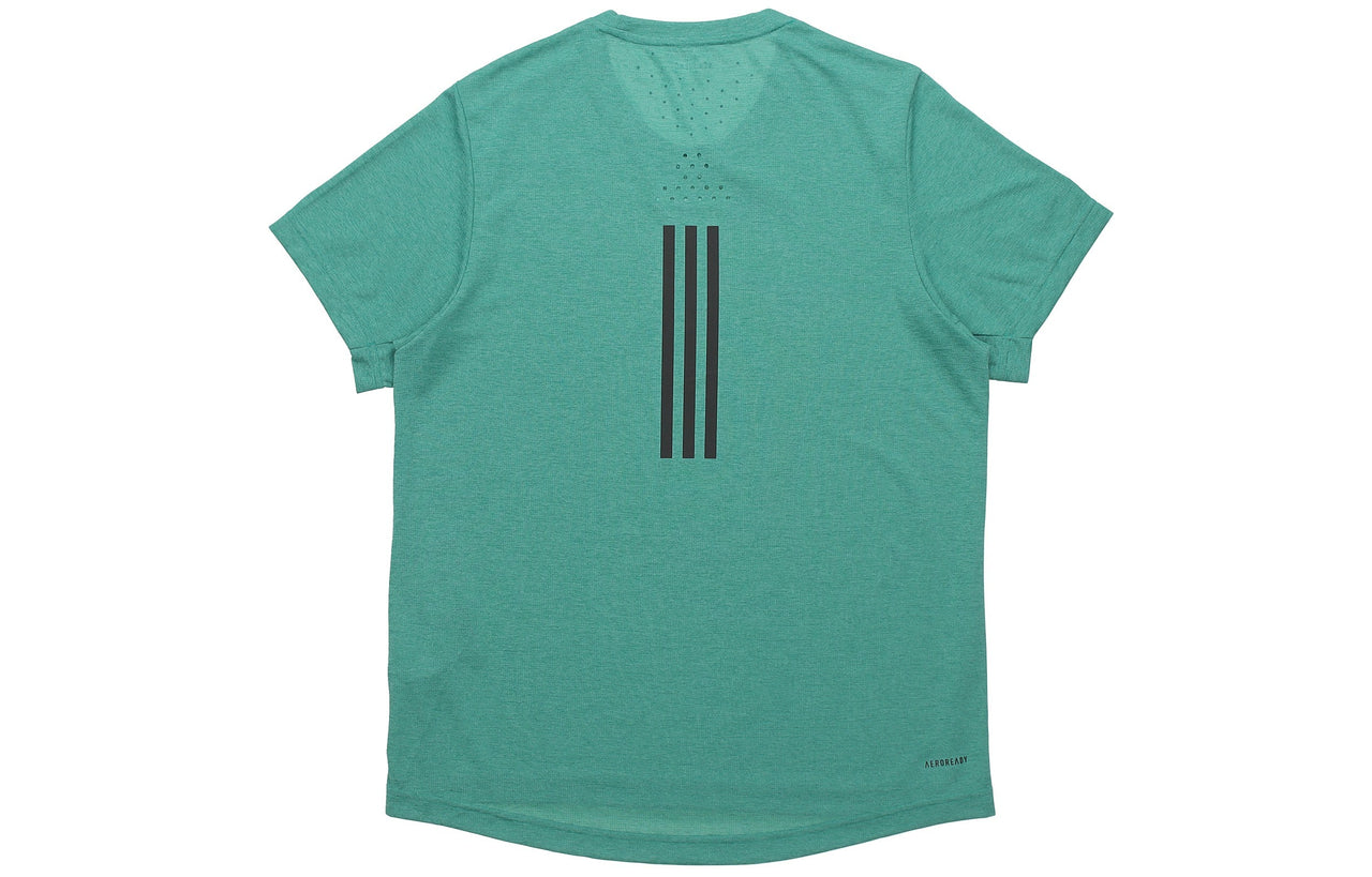 adidas CHILL TEE M Training Sports Short Sleeve Green EI6389