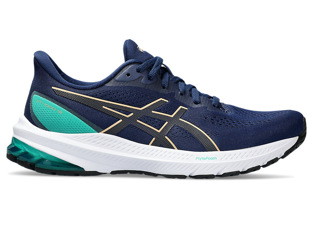 (WMNS) ASICS GT-1000 12 'Blue Expanse Champagne' 1012B450-404