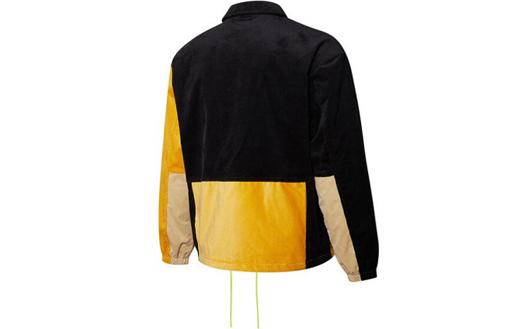 PUMA Logo Cord Coach Jacket 'Black' 534752-01